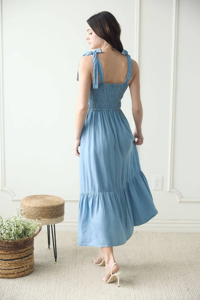 Coastal Muse Tie Strap Dress
