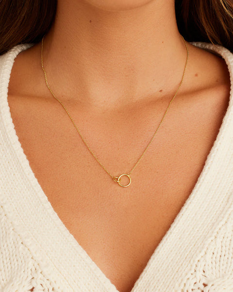 Wilshire Charm Adjustable Necklace Gold