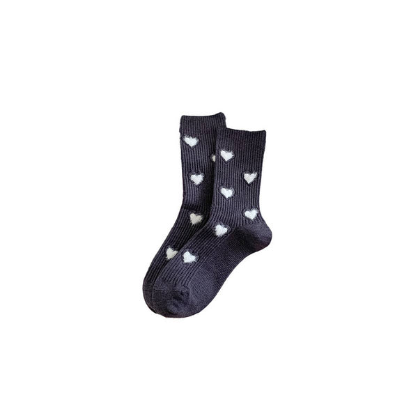 Women’s Thick Mid-Calf Heart Socks - Adored A Lovely Boutique