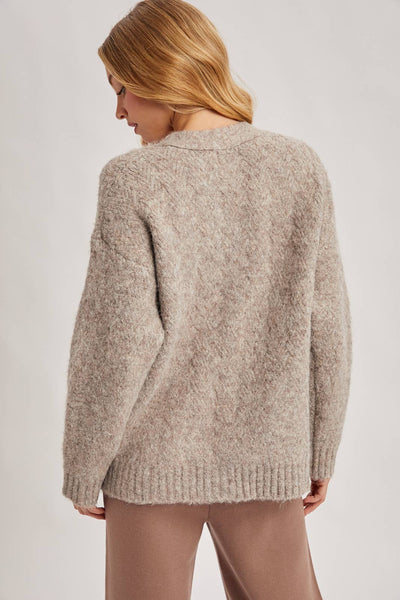 Cozy Days Button Sweater - Adored A Lovely Boutique