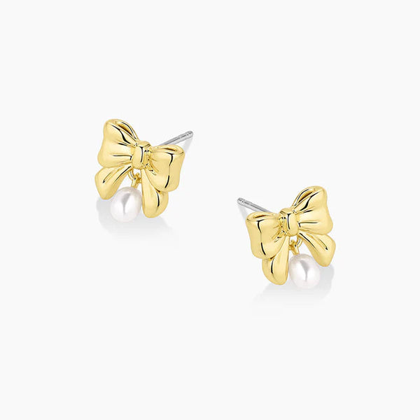 Bow Pearl Earrings