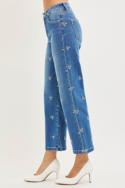 Meadow Blossom High-Rise Crop Wide-Leg