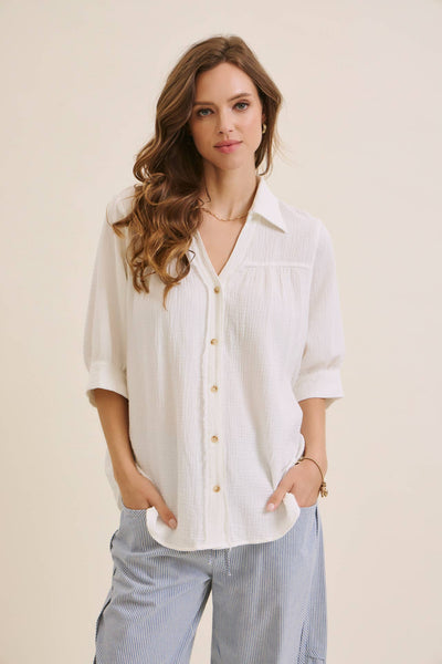 Driftwood Cotton Gauze Shirt