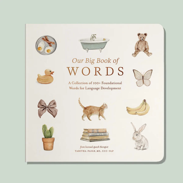 Our Big Book of First Words - Adored A Lovely Boutique