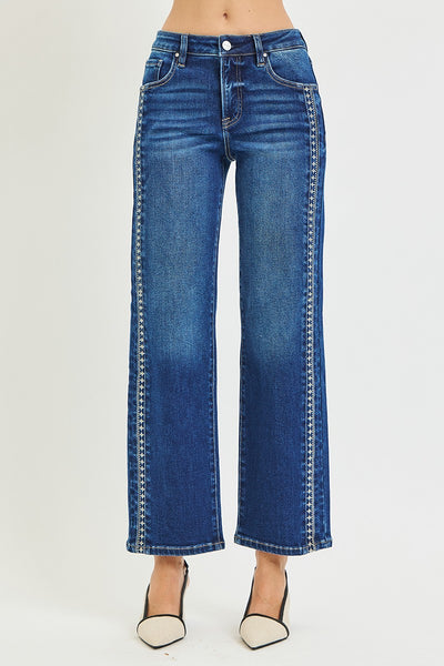 Starlight Embellished Straight Jeans