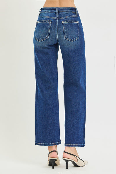 Starlight Embellished Straight Jeans