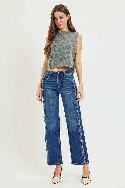 Starlight Embellished Straight Jeans