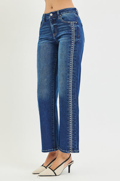 Starlight Embellished Straight Jeans