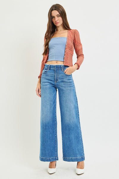 Slouchy Fit Wide Jeans