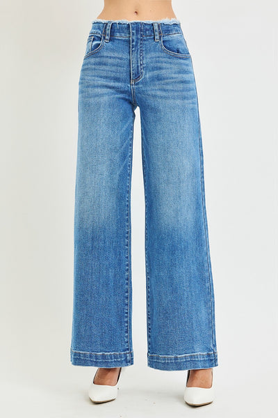 Slouchy Fit Wide Jeans