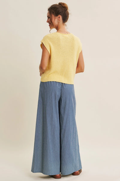 Weekend Slub Cotton Pullover