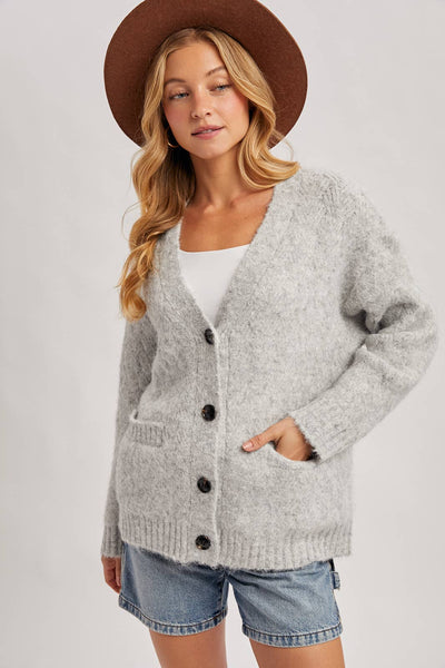 Cozy Days Button Sweater - Adored A Lovely Boutique