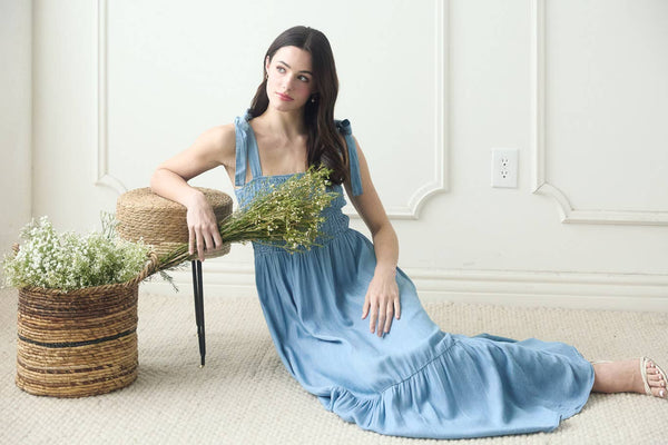 Coastal Muse Tie Strap Dress