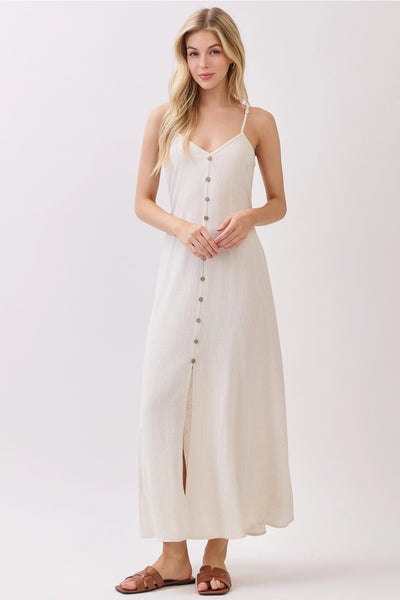 Flowy Button Dress