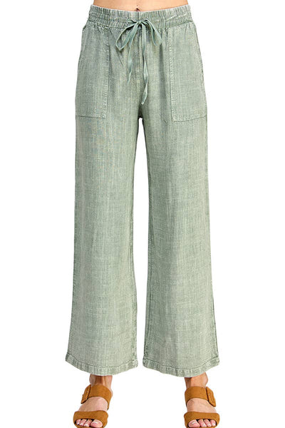 Serene Breeze Linen Wide-Leg Pants