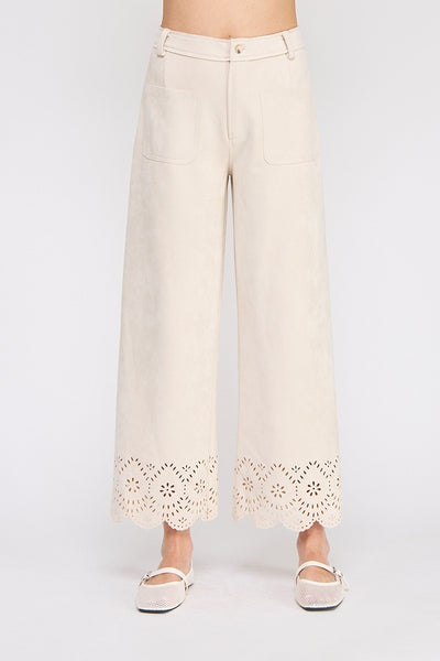 Sienna Suede Wide Leg Pants - Adored A Lovely Boutique