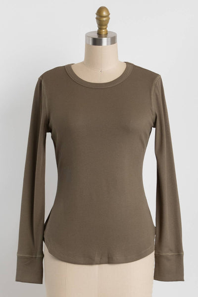 The Essential Ribbed Long Sleeve - Adored A Lovely Boutique