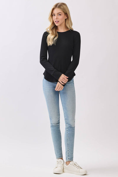The Essential Ribbed Long Sleeve - Adored A Lovely Boutique