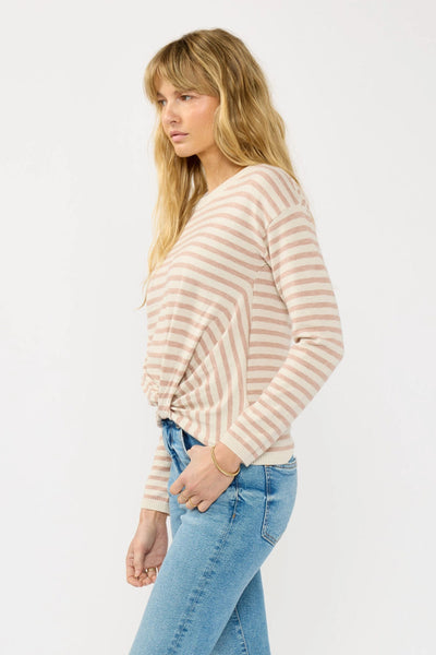Front Knot Pullover Top