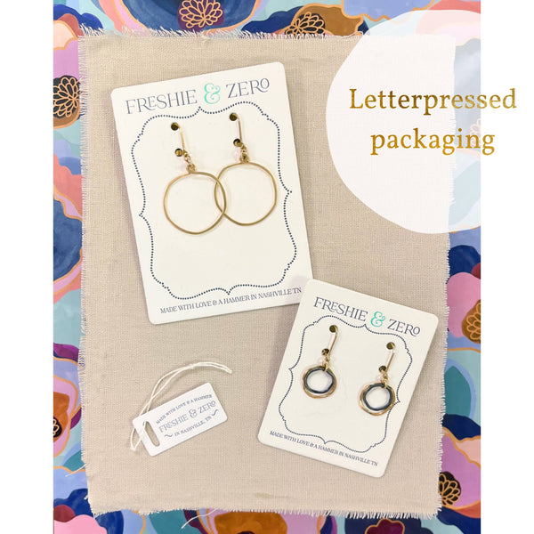 Lyric | Gold Filled Handmade Drop Earrings | Labradorite