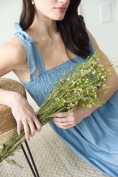 Coastal Muse Tie Strap Dress