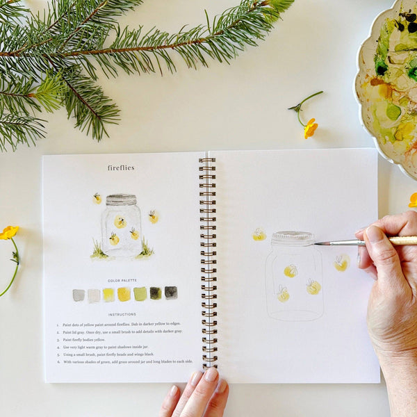 Camping watercolor workbook - Adored A Lovely Boutique