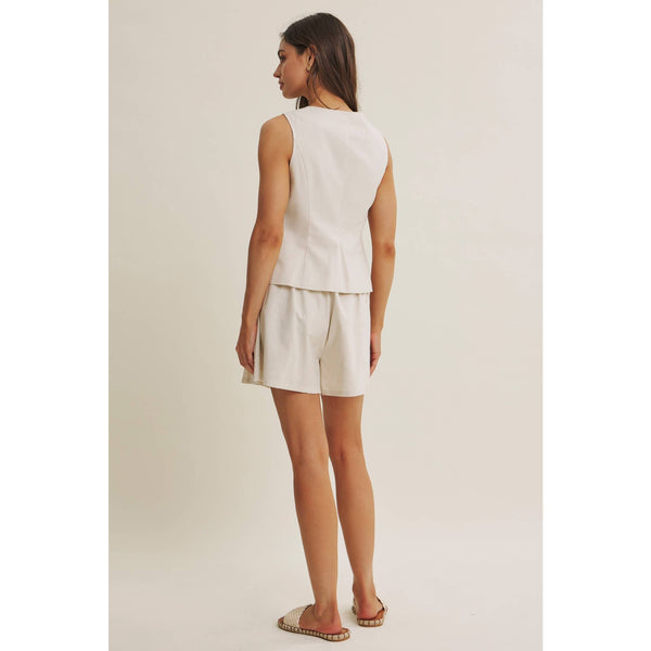 Siena Linen Vest