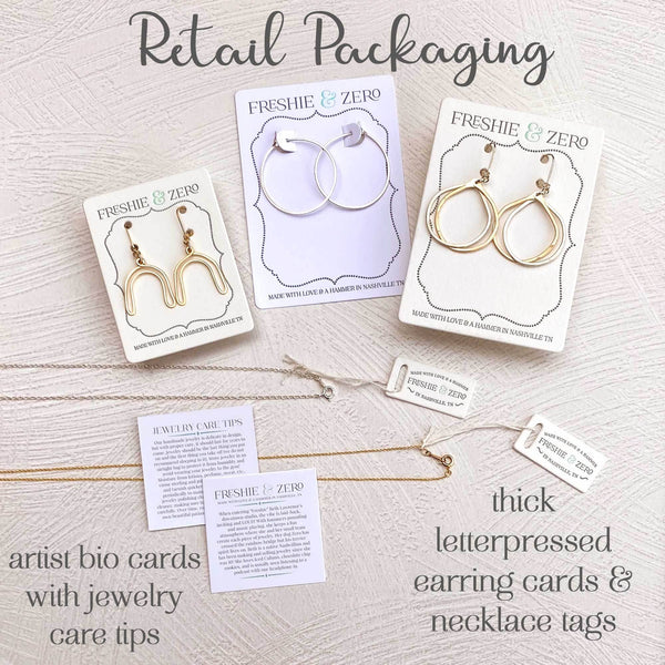 Stitch Earrings Wire Wrapped Circles Dainty Drops