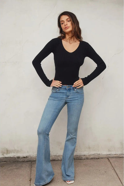 Long Sleeve Fitted Sweater