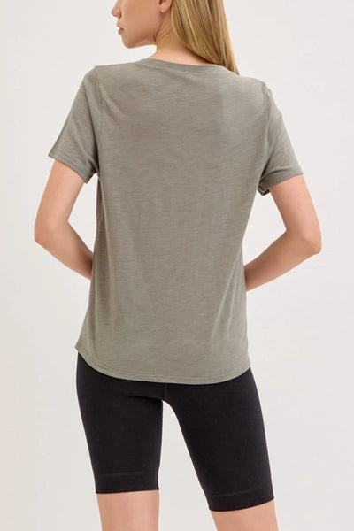 Bamboo Cotton V-Neck - Adored A Lovely Boutique