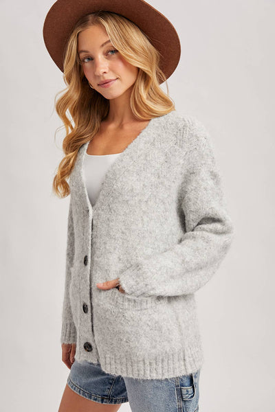 Cozy Days Button Sweater - Adored A Lovely Boutique