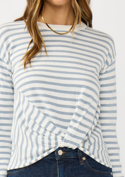 Front Knot Pullover Top