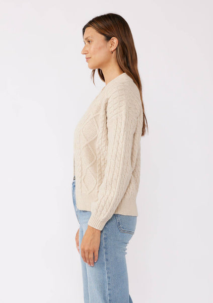 Long Sleeve Cable Zip-Up Coatigan - Adored A Lovely Boutique
