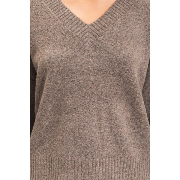 V-Neck Relaxed Fit Sweater