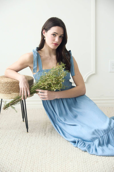 Coastal Muse Tie Strap Dress