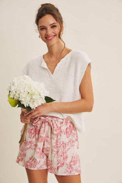 Weekend Slub Cotton Pullover