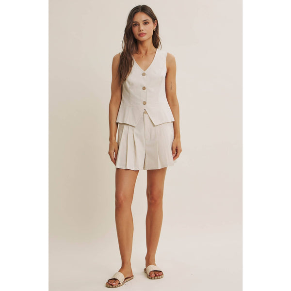 Siena Linen Vest