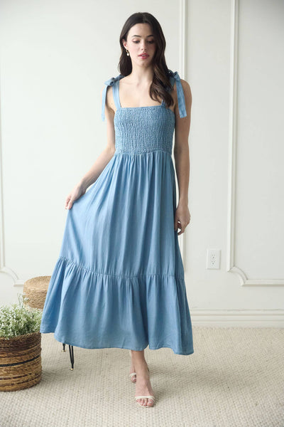 Coastal Muse Tie Strap Dress