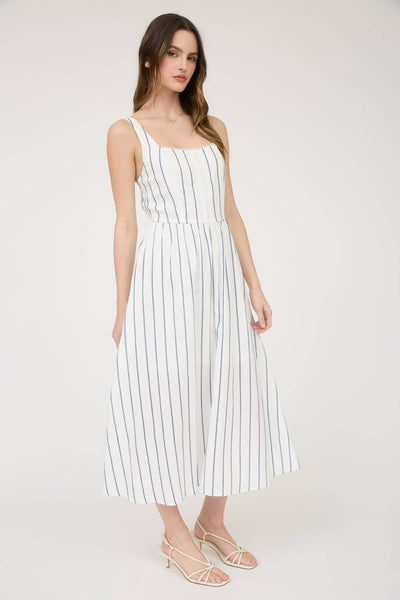 French Coast Midi Dress - Adored A Lovely Boutique