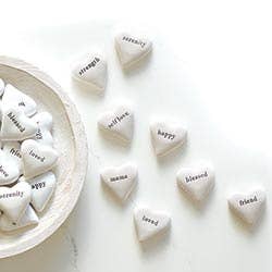 Ceramic Heart - Happy - Adored A Lovely Boutique