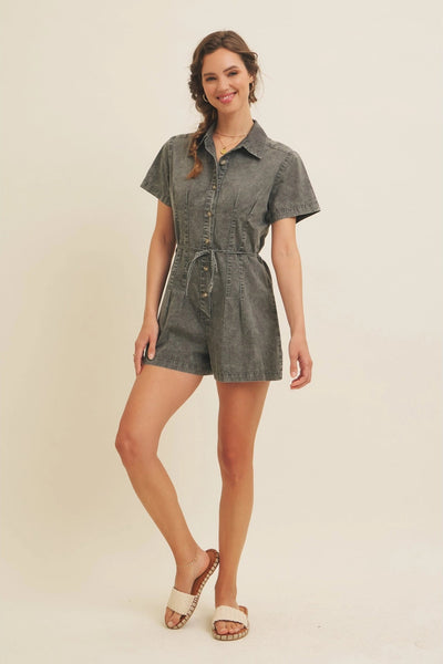 100% Cotton Midnight Romper