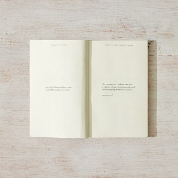 Anticipate Good Things Coming - book