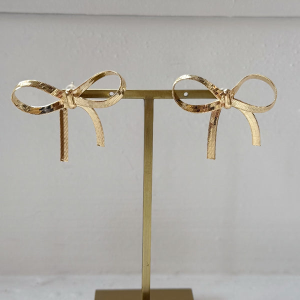Satin Bow Earrings