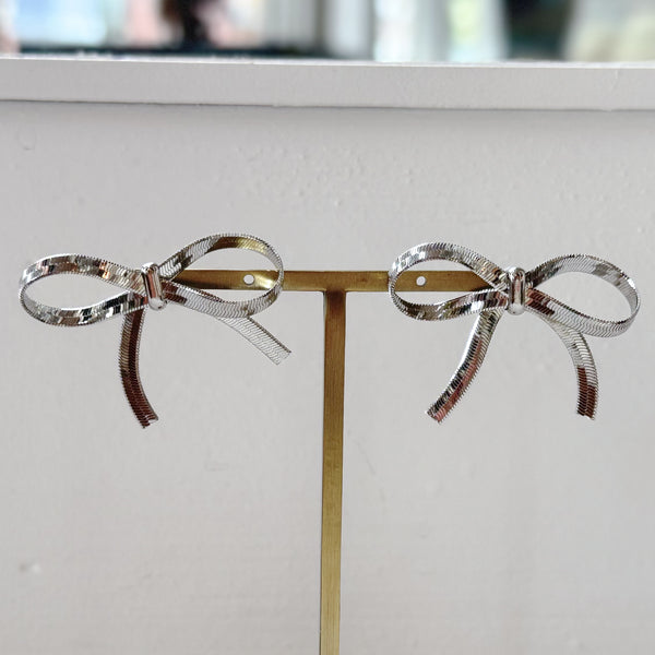 Satin Bow Earrings