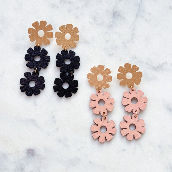 Floral Trio Earrings