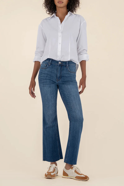 Kelsey High Rise Fab Ab Ankle Flare