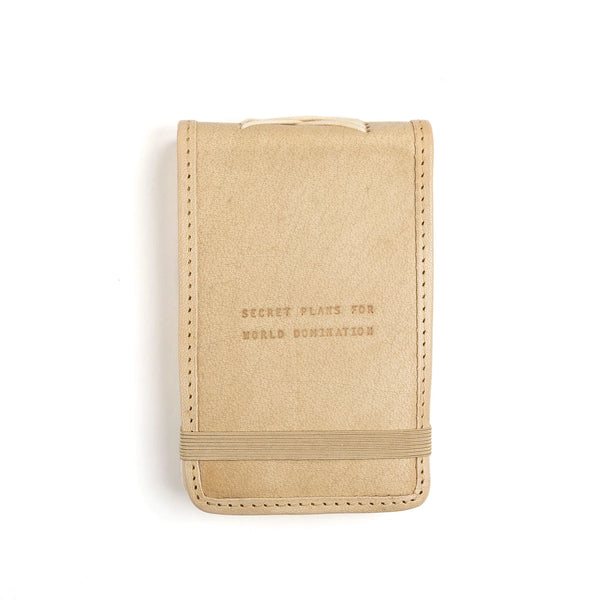 Mini Leather Journal - Honey