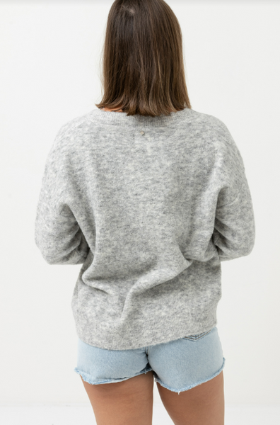 Moonstone Oversized V Neck