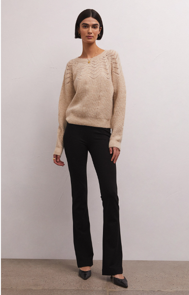 Sabine Pointelle Sweater