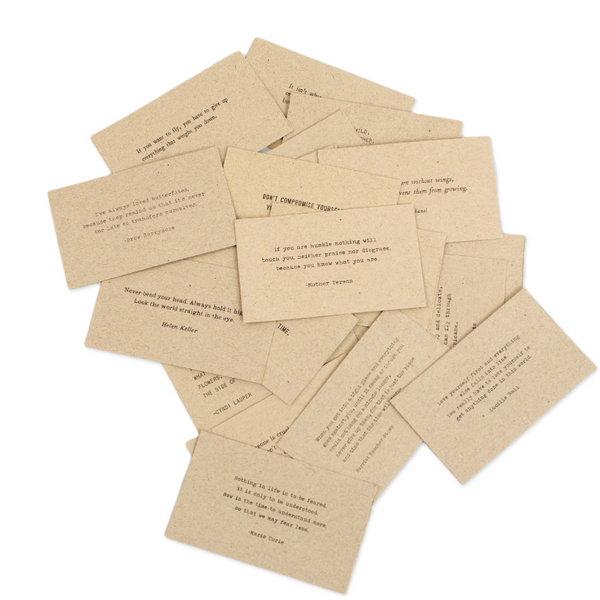 50 She-Hero Gathered Thoughts Collection- Shero Edition - Adored A Lovely Boutique